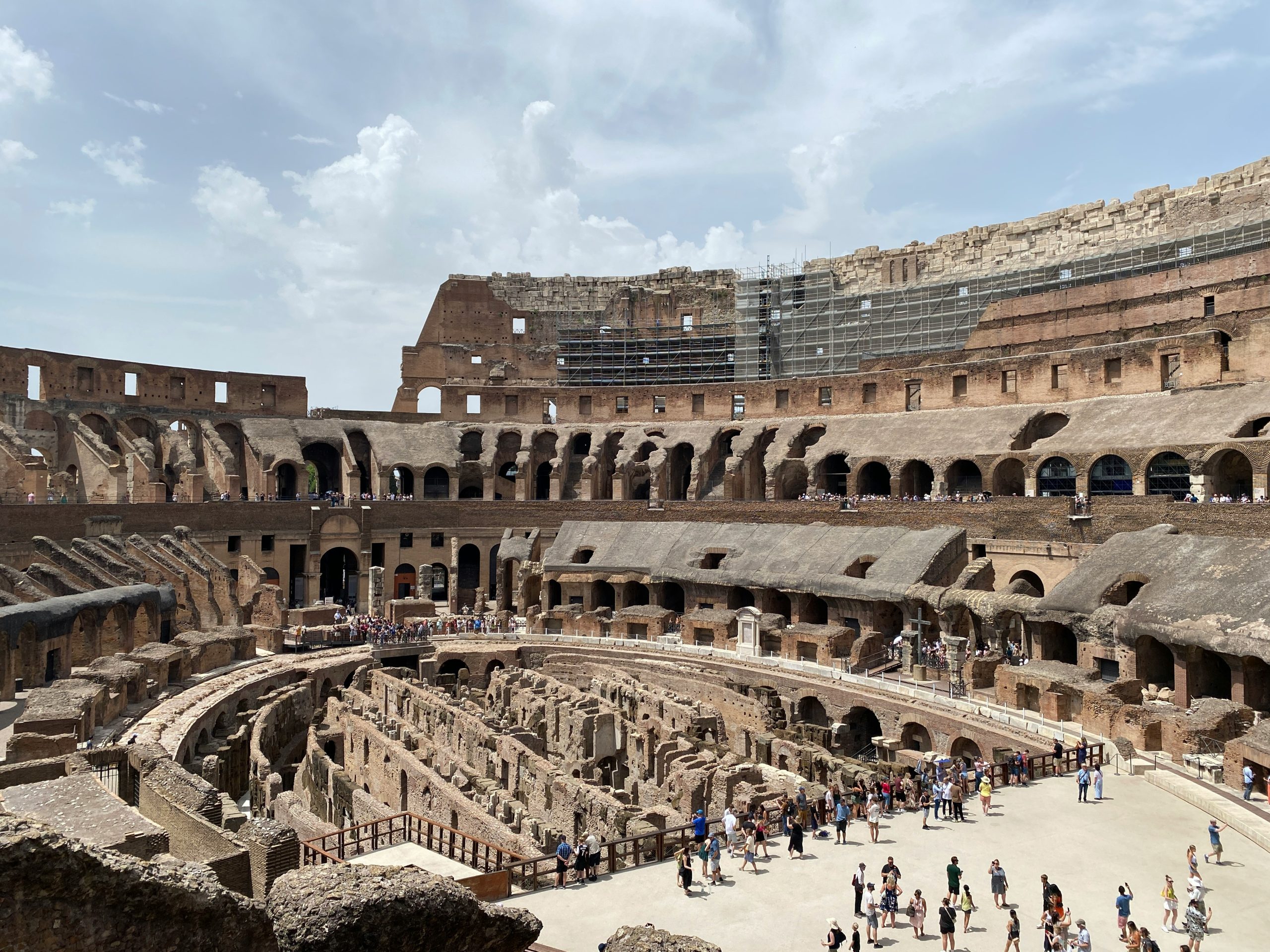 View over Rome's historic rooftops and landmarks
